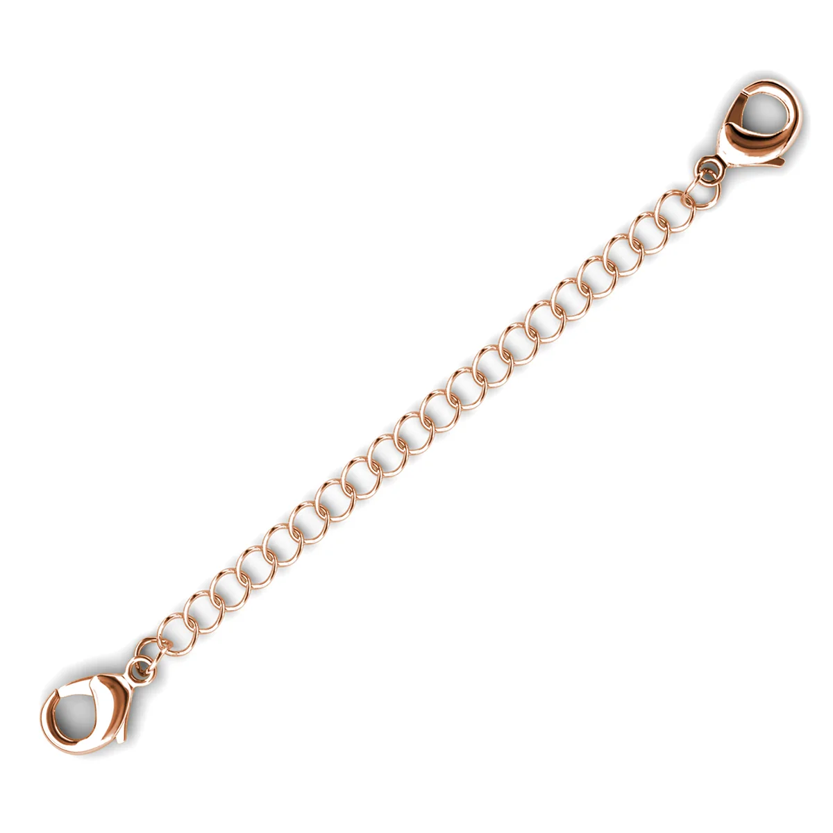 18k White Gold Plated Necklace Extenders - Image 24