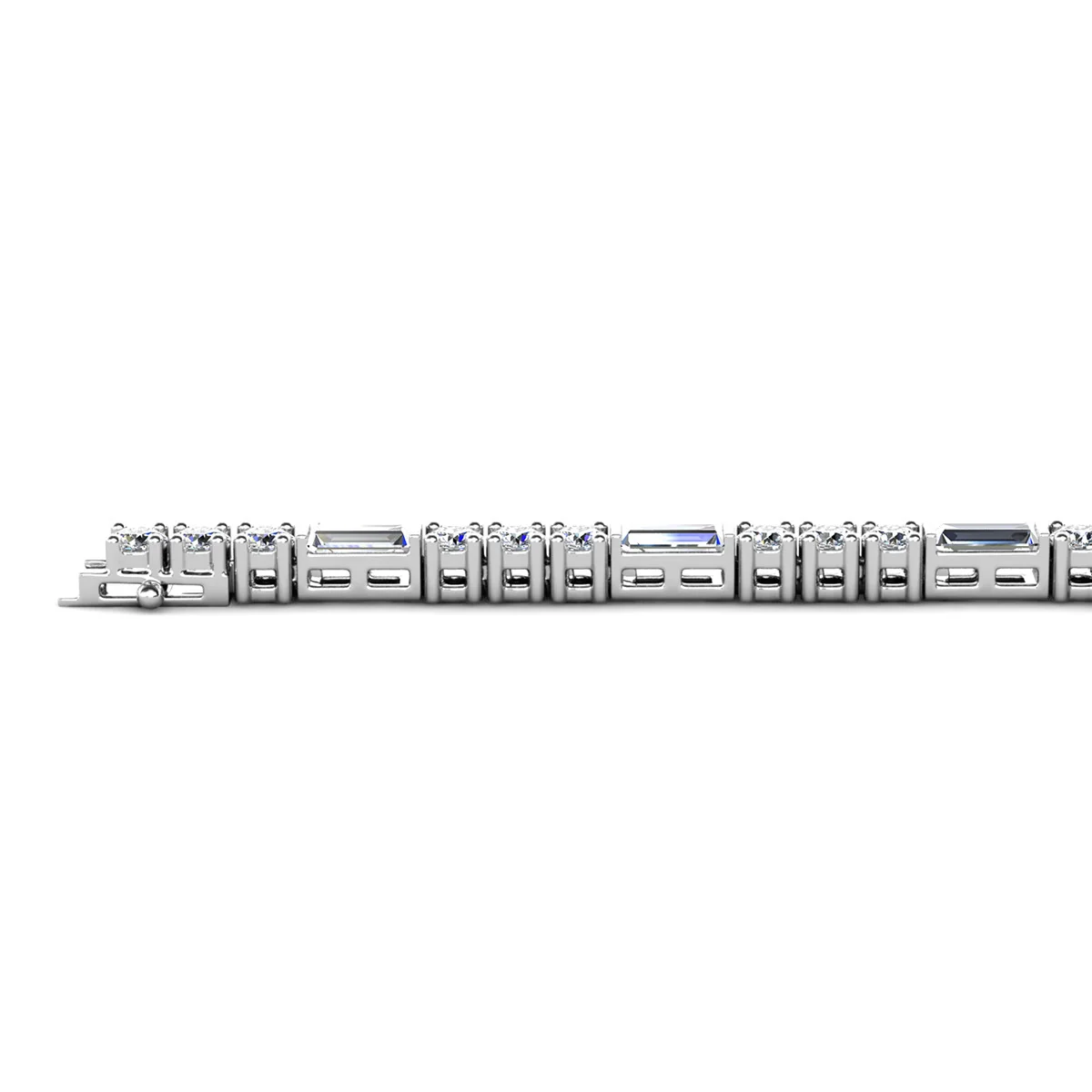 Adrianna 18k White Gold Plated Tennis Bracelet & Limited Edition Ribbon Card - Image 11