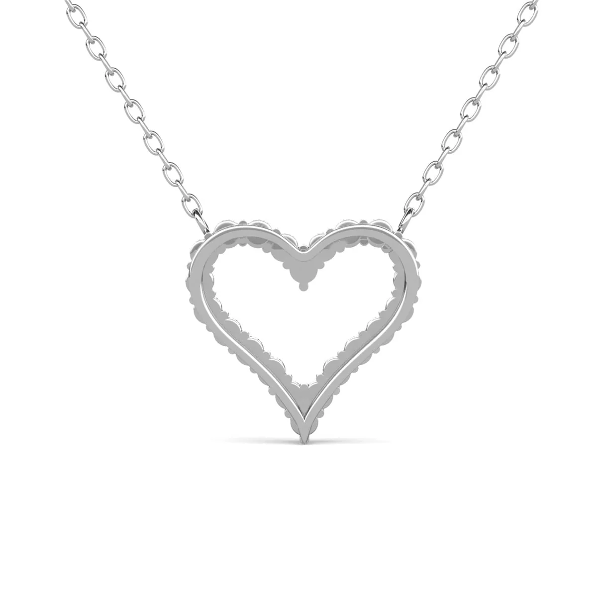 Bristol 18k White Gold Plated Heart Necklace with Swarovski Crystals & Heartfelt Message for Daughter - Image 11