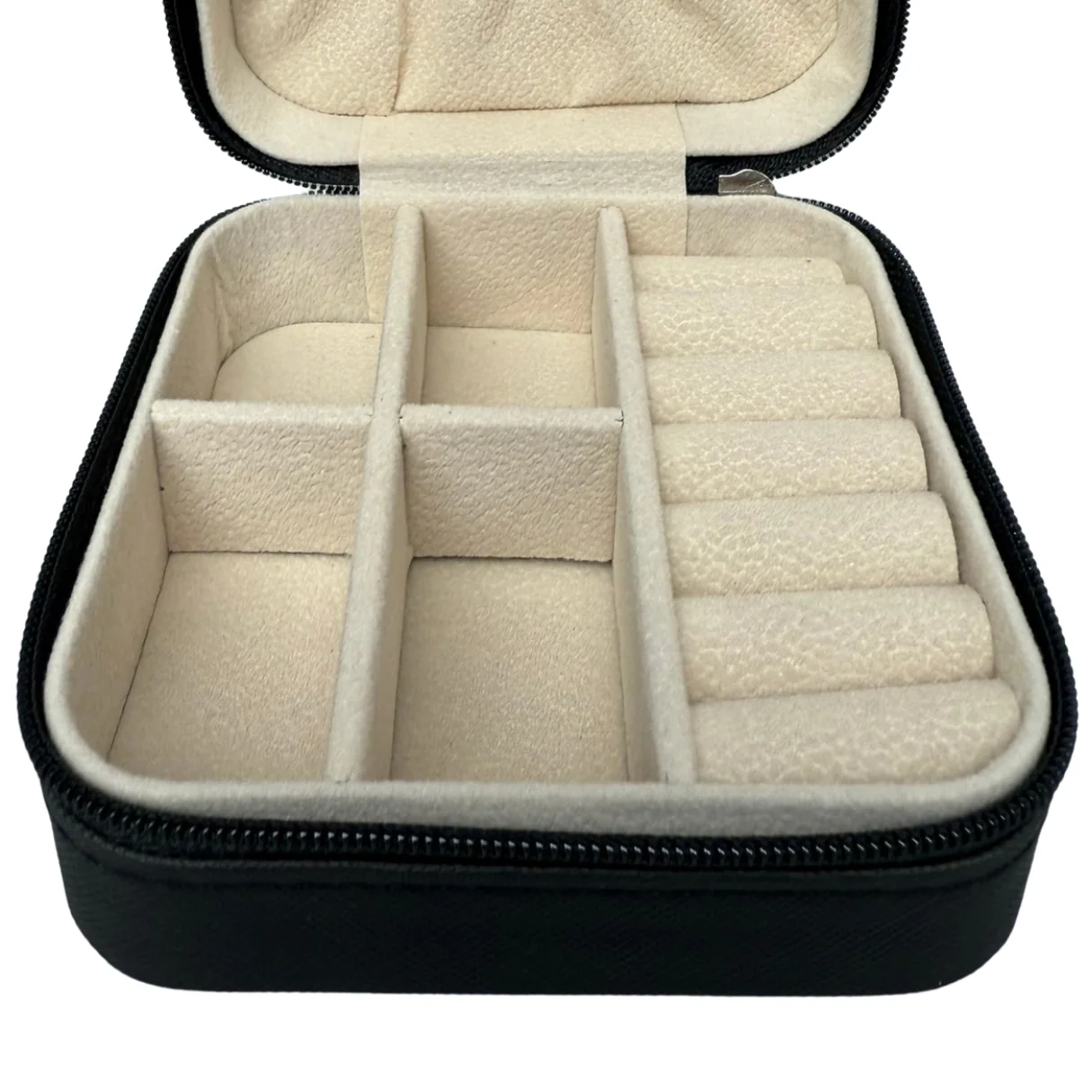 Jewelry Travel Case, Black Mini Jewelry Box Organizer for Women - Image 11