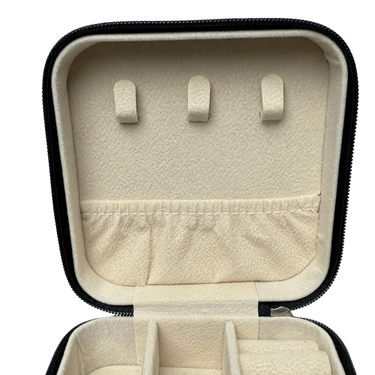 Jewelry Travel Case, Black Mini Jewelry Box Organizer for Women - Image 12