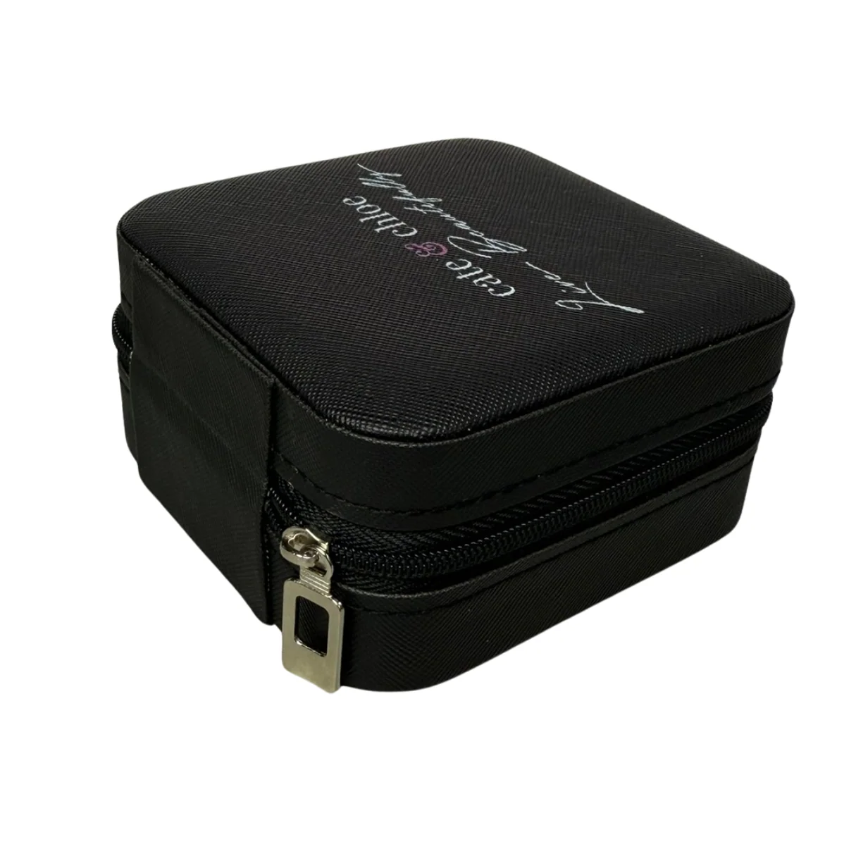 Jewelry Travel Case, Black Mini Jewelry Box Organizer for Women - Image 8
