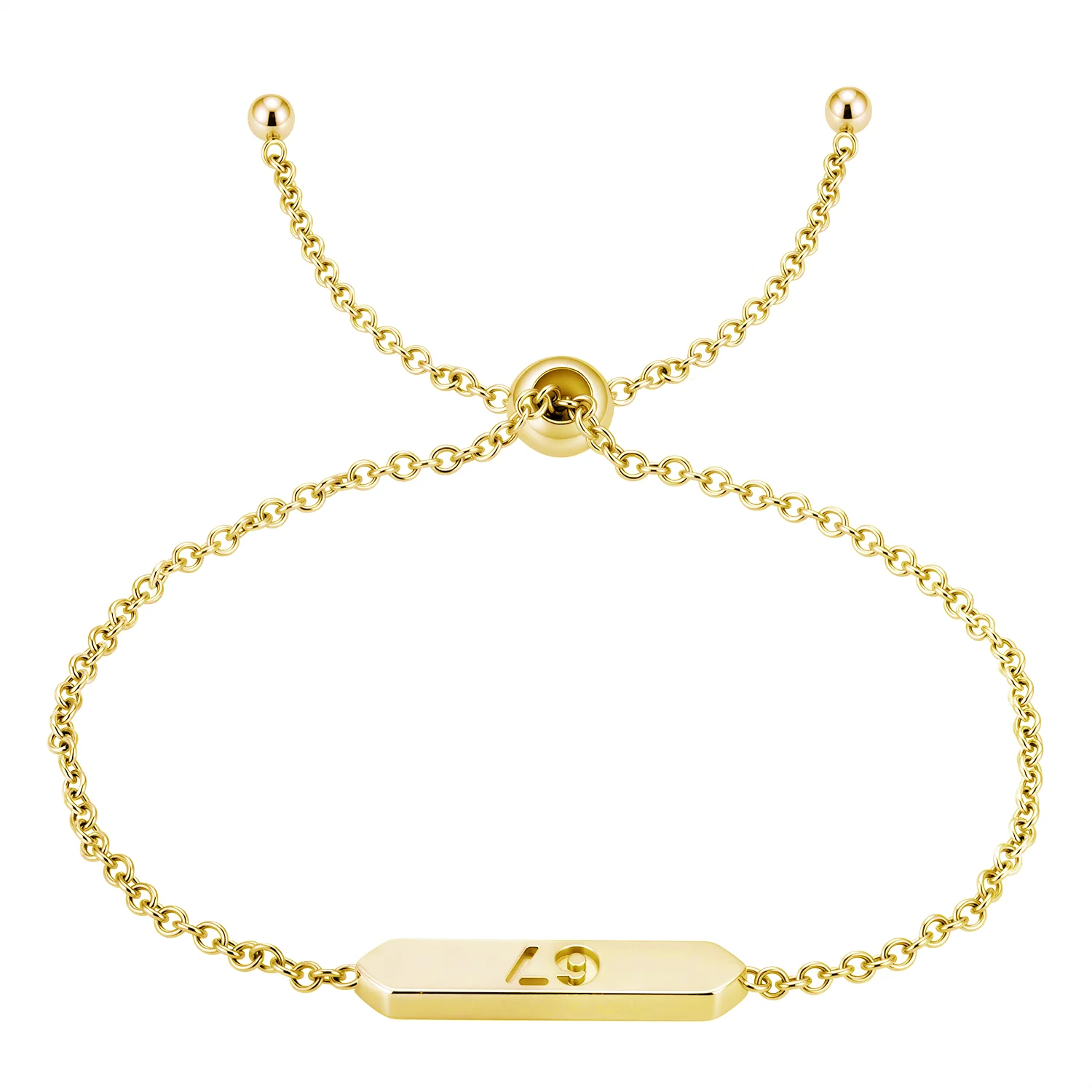 Kathryn 18k White Gold Plated 67 Bracelet for Women - Image 12