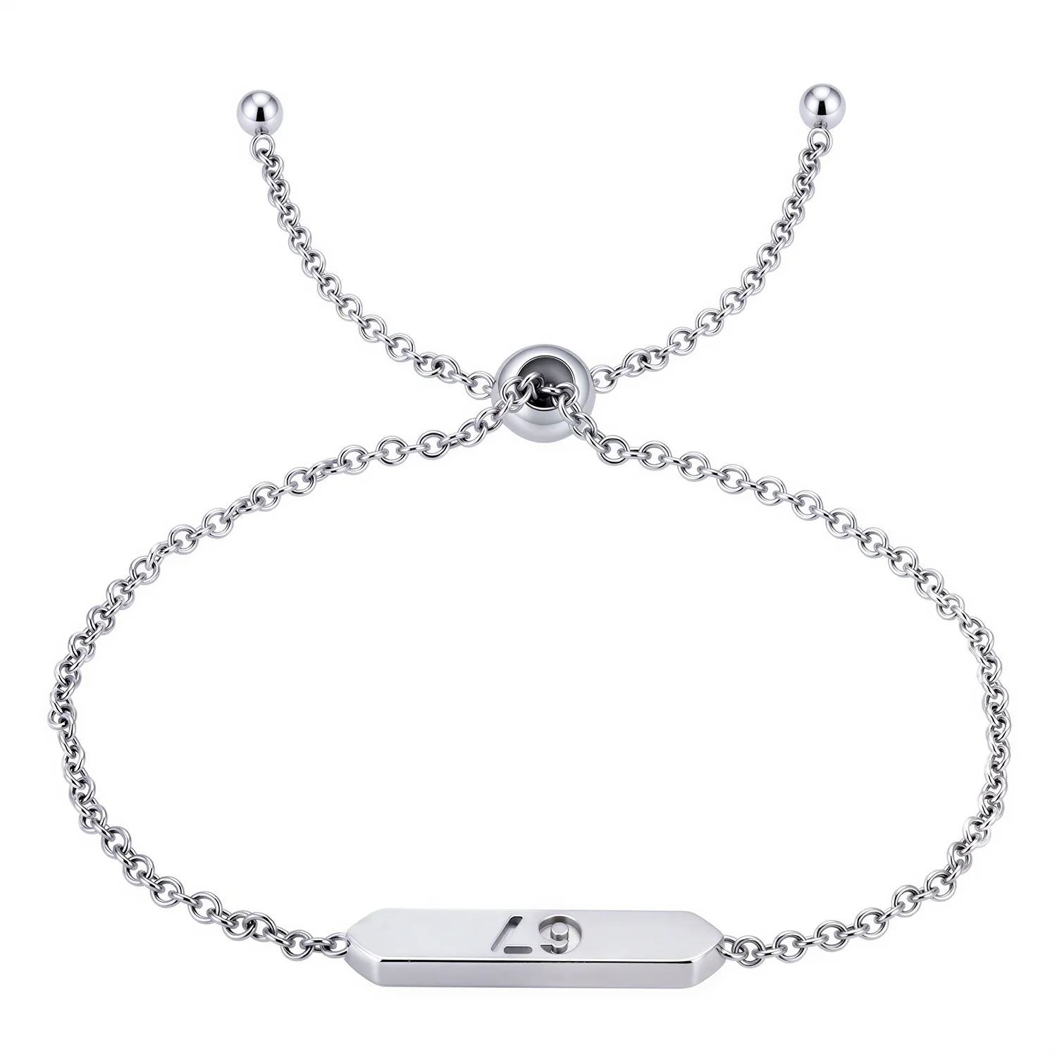 Kathryn 18k White Gold Plated 67 Bracelet for Women - Image 7