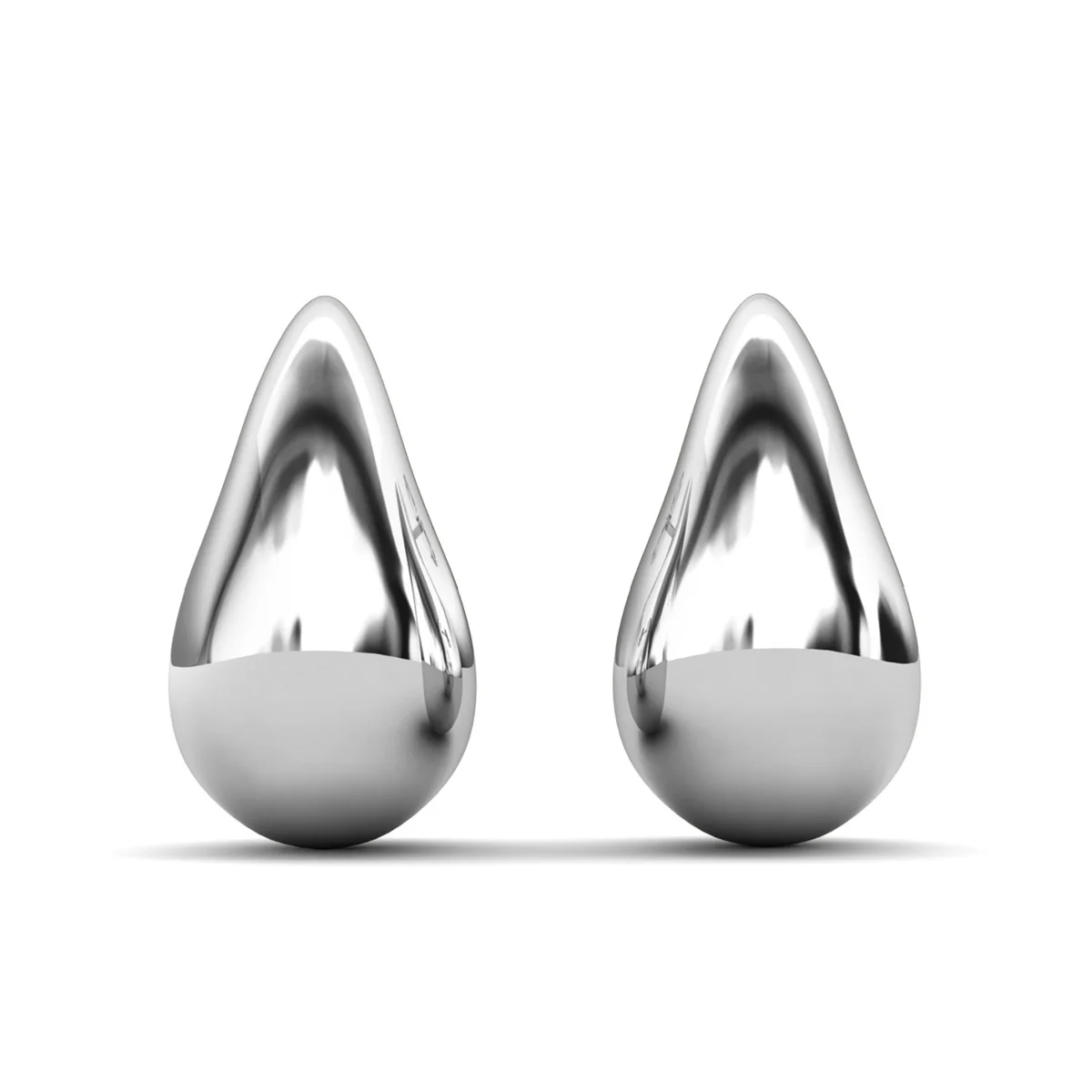 Olive 18k White Gold Plated Teardrop Earrings & Limited Edition Ombre Message Card - Image 10