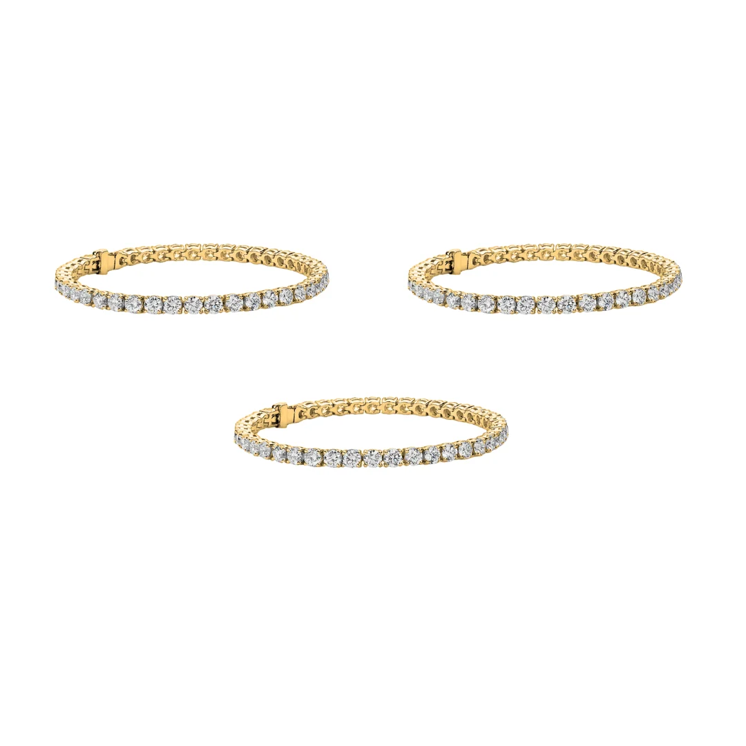 Olivia 18k White Gold Plated Tennis Bracelet with Simulated Diamond Crystals - Image 20