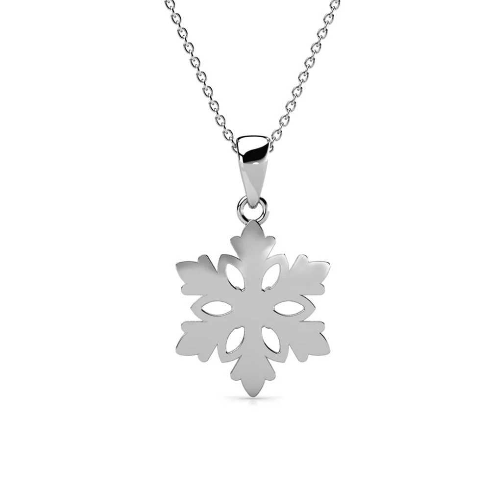 Sunny 18k White Gold Plated Crystal Necklace with Swarovski Crystals - Image 9